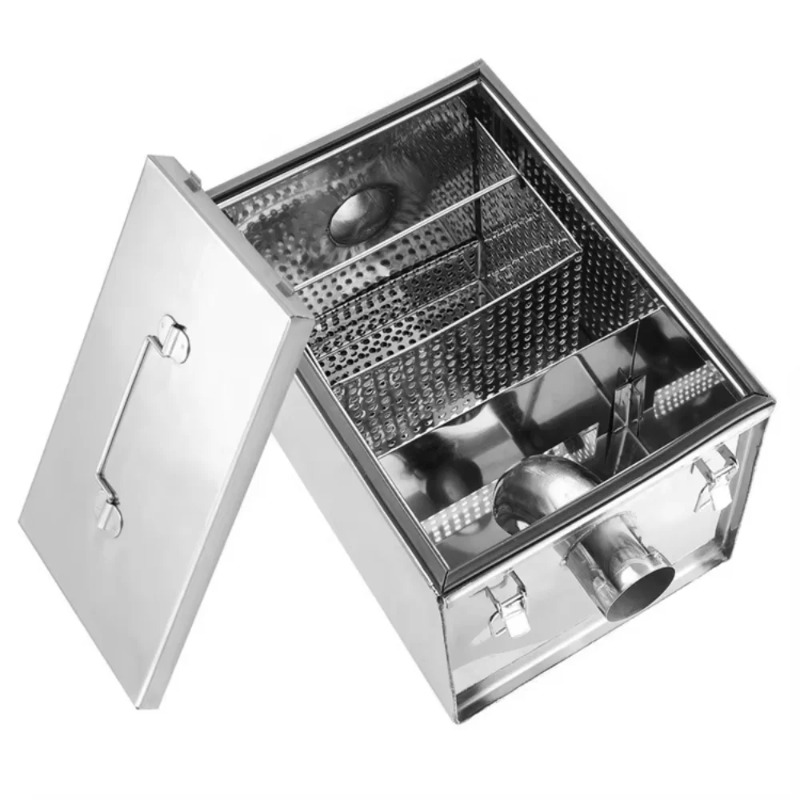 Commercial Kitchen Grease Interceptor - ポータブル5GPM家庭用業務用キッチンステンレス製グリーストラップシンク下グリースインターセプター油水分離器