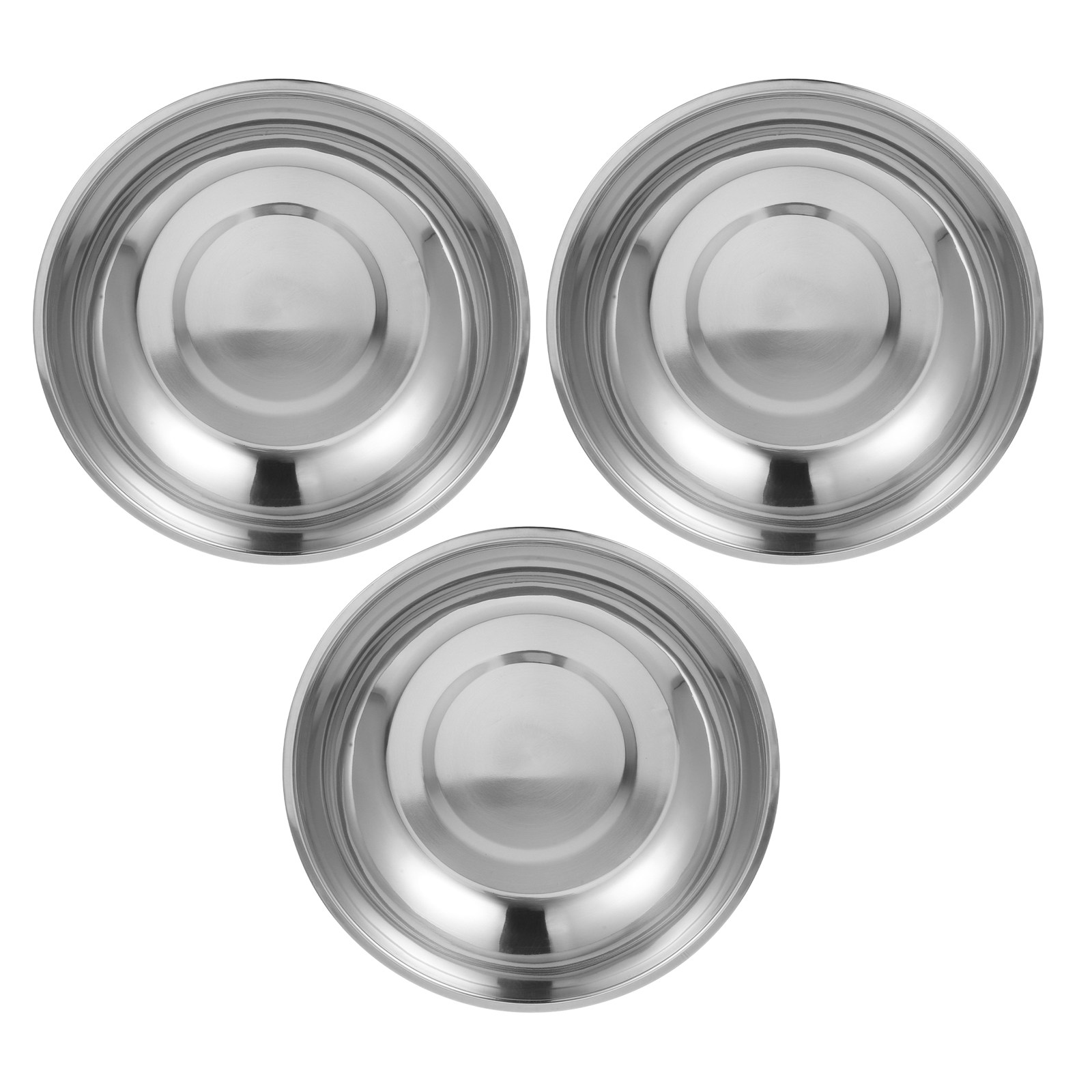 Commercial Kitchen Warehouse - 3個入りステンレススチールデジタルスケールトレイ - 高精度ポータブル計量ボウル キッチン、ラボ、倉庫、商業、工業用