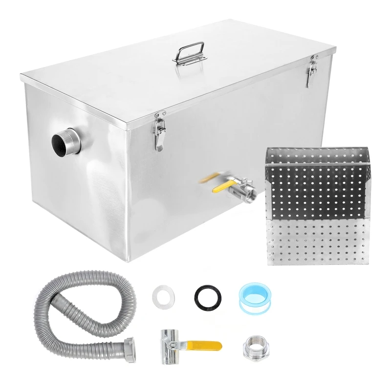 Commercial Kitchen Grease Interceptor - 家庭用業務用ステンレス製油水分離器グリースインターセプター廃水フィルターキッチン下水処理装置