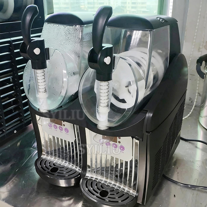 Slushy Machine - 1/2ジャー業務用スラッシュマシン、スラッシュメーカー、フローズンドリンクディスペンサー、ジューススムージーグラニータ自動販売機