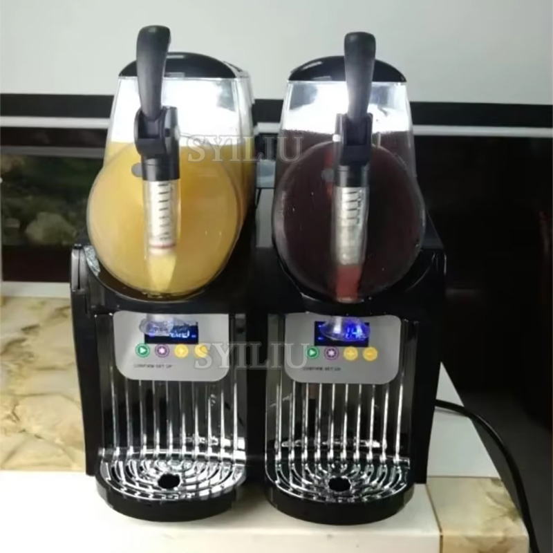 Slushy Machine - 業務用スラッシュマシン 12L 2タンク 大容量 業務用フルーツスラッシー冷凍飲料ディスペンサー 業務用