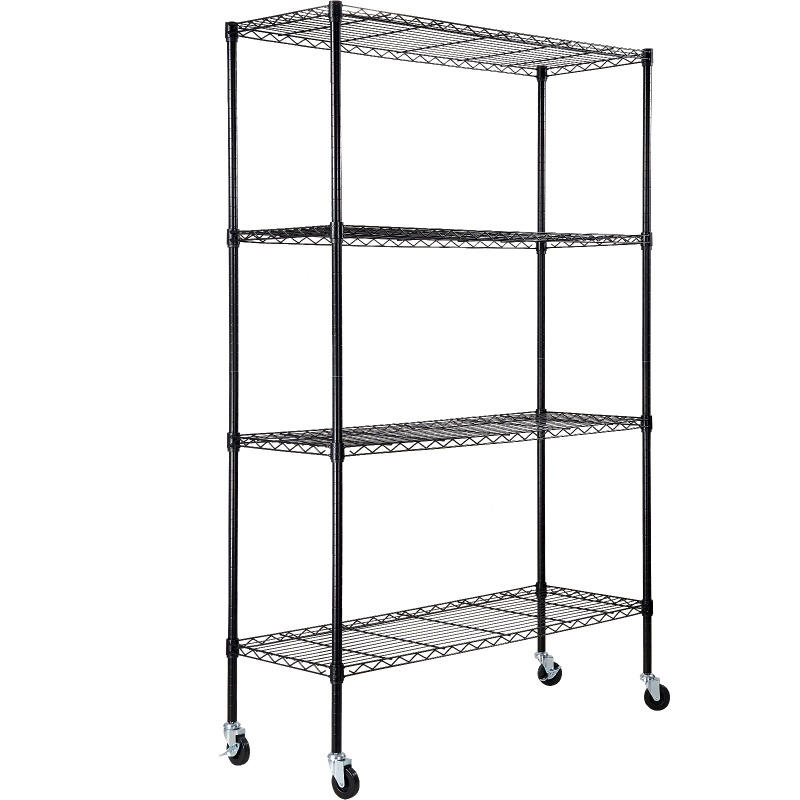 Commercial Kitchen Warehouse - 4層収納棚ラダーシェルフ階段型ハイシェルフユニット本棚キッチン倉庫商業スペースラック用