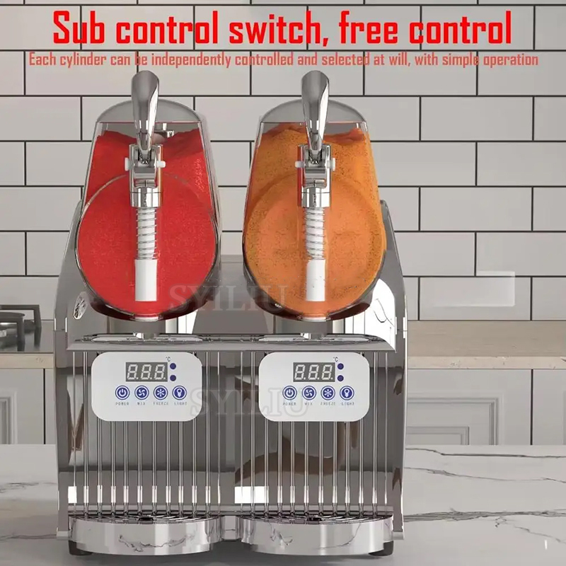Slushy Machine - 自動スラッシュマシン 電動フローズンドリンク製造機 スラッシュフルーツメーカー ドリンクショップ用