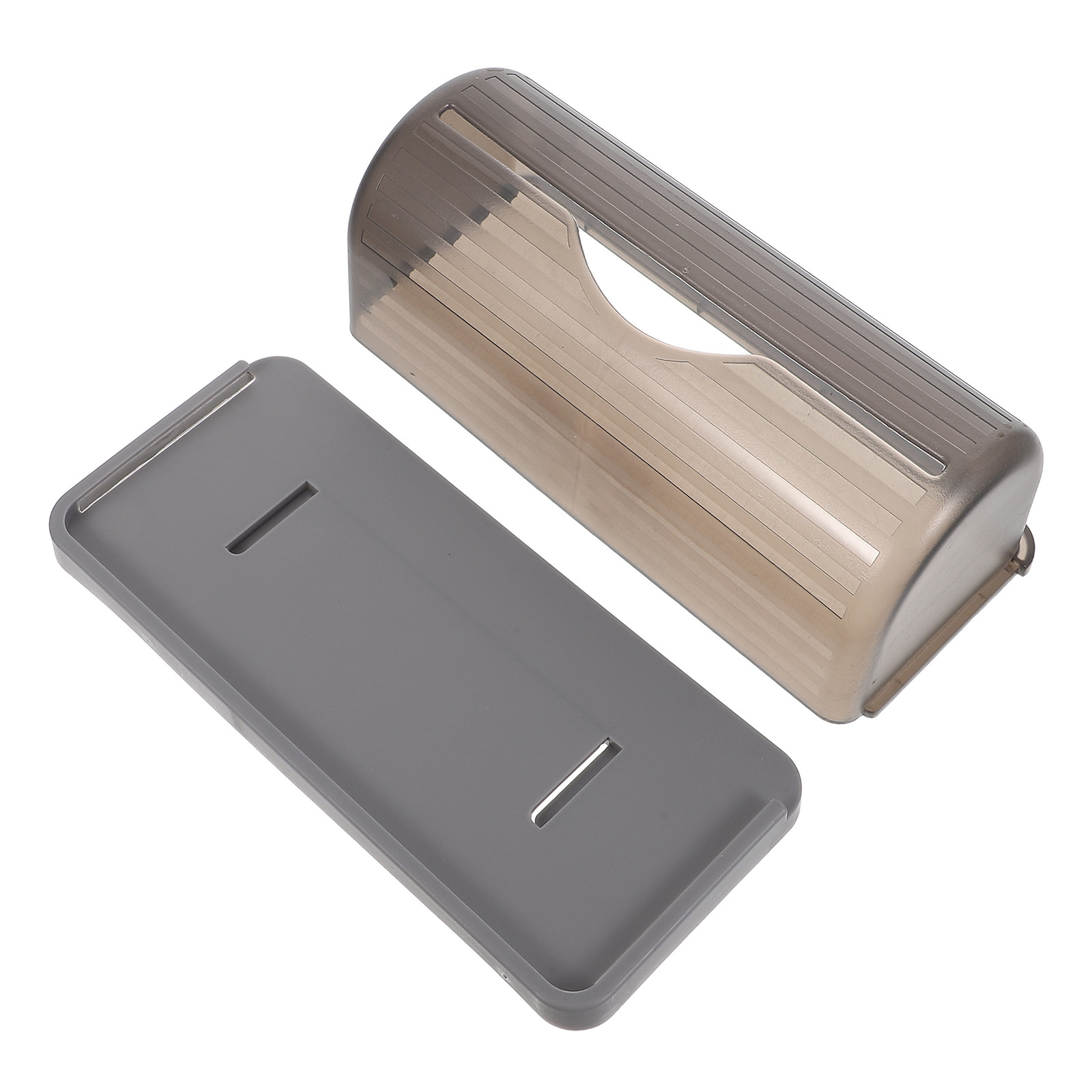 Commercial Kitchen Shed - 壁掛けゴミ袋ホルダー プラスチック製食料品ゴミ袋ディスペンサー 6x2.36ロール対応 吊り下げ収納オーガナイザーボックス キッチン用