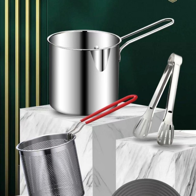 304 ステンレス鋼ディープフライヤーフライバスケット付き多 - Commercial Kitchen Cooking のレビューと価格