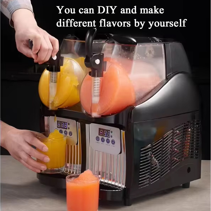 氷不要のスラッシーマシン、シングルタンクのフローズンドリンク - Slushy Machine のレビューと価格