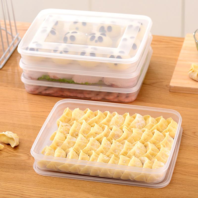 透明なキッチン収納ボックス 冷蔵庫オーガナイザー 食品グレー - Commercial Kitchen Shed のレビューと価格