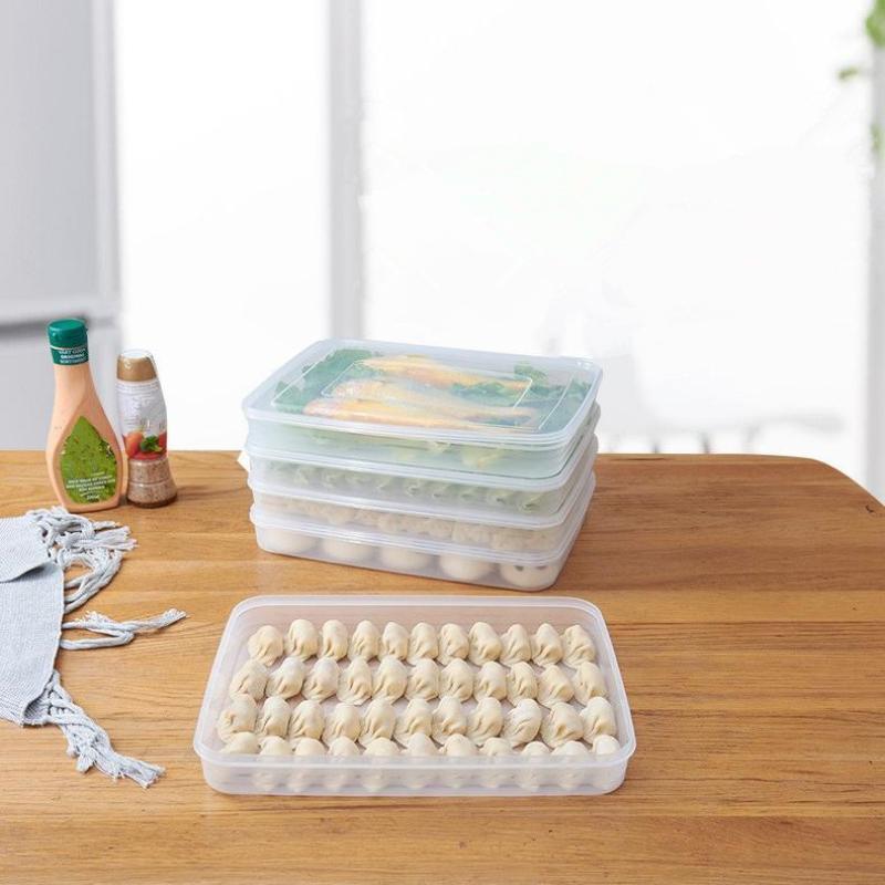 透明なキッチン収納ボックス 冷蔵庫オーガナイザー 食品グレー - Commercial Kitchen Shed のレビューと価格