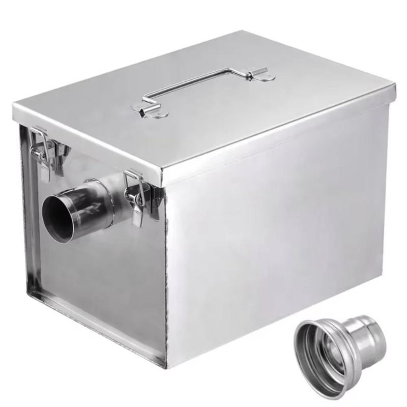 ポータブル5GPM家庭用業務用キッチンステンレス製グリースト - Commercial Kitchen Grease Interceptor のレビューと価格