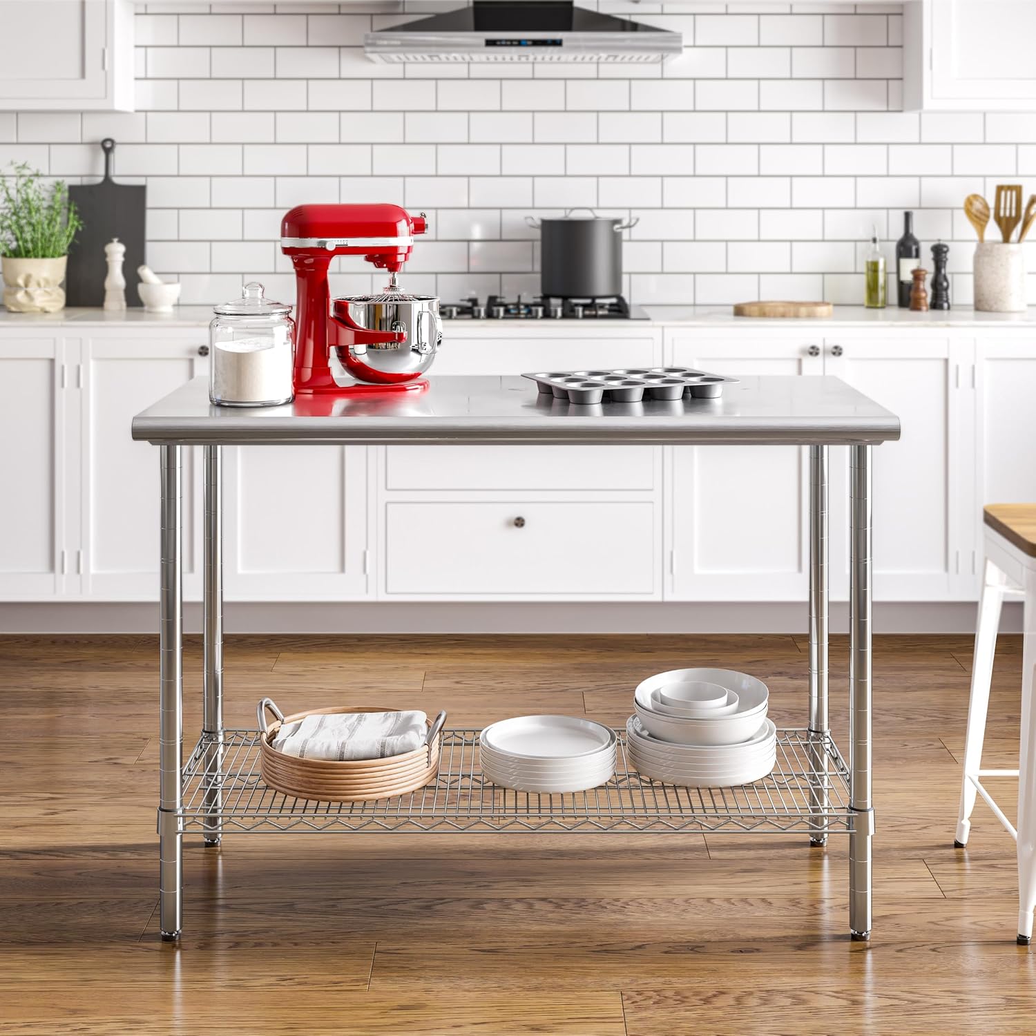 業務用ワークテーブル アイランドユーティリティカート プリッ - Commercial Kitchen Warehouse のレビューと価格