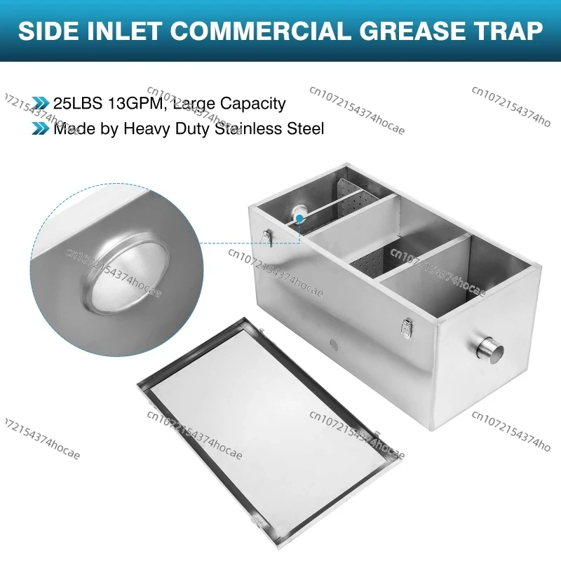 家庭用業務用ステンレス製油水分離器グリースインターセプター廃 - Commercial Kitchen Grease Interceptor のレビューと価格