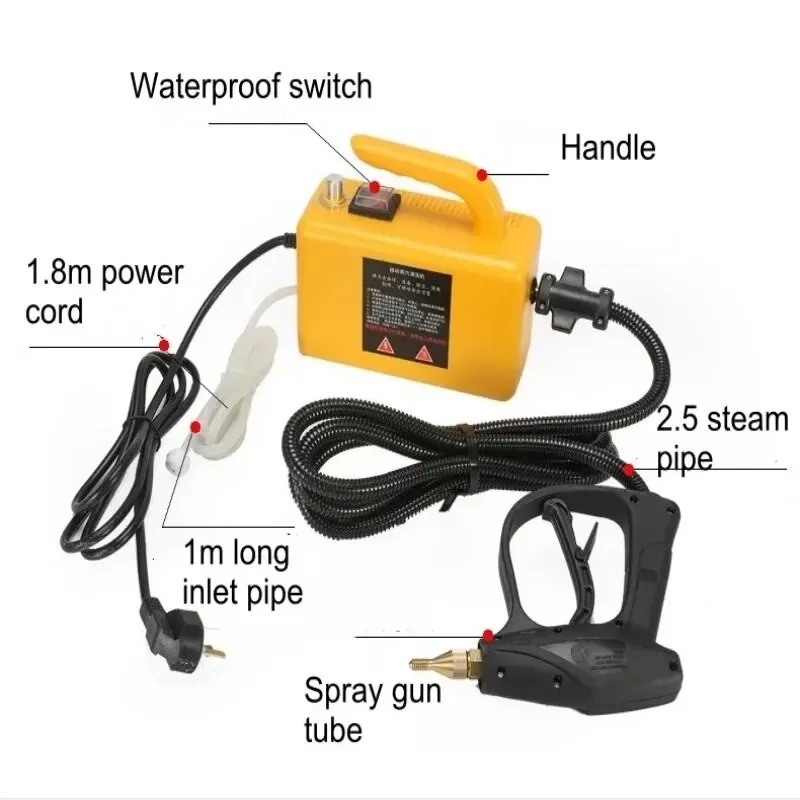 2600w220V高温スチームクリーナー、ポータブル滅菌圧力 - Kitchen Cleaner Commercial のレビューと価格