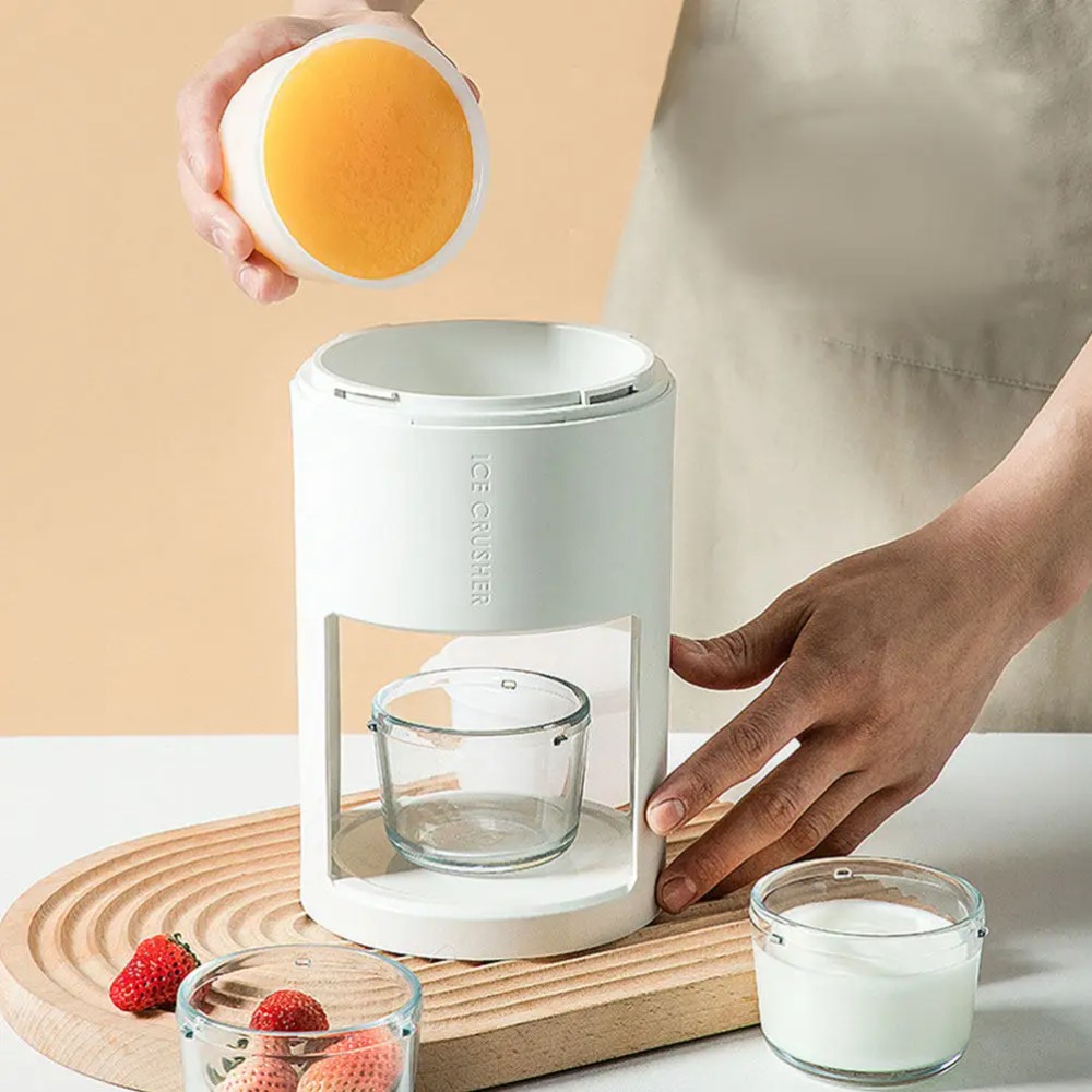手動式かき氷機、圧力スプリング、滑り止め設計、取り外し可能な - Slushy Machine のレビューと価格