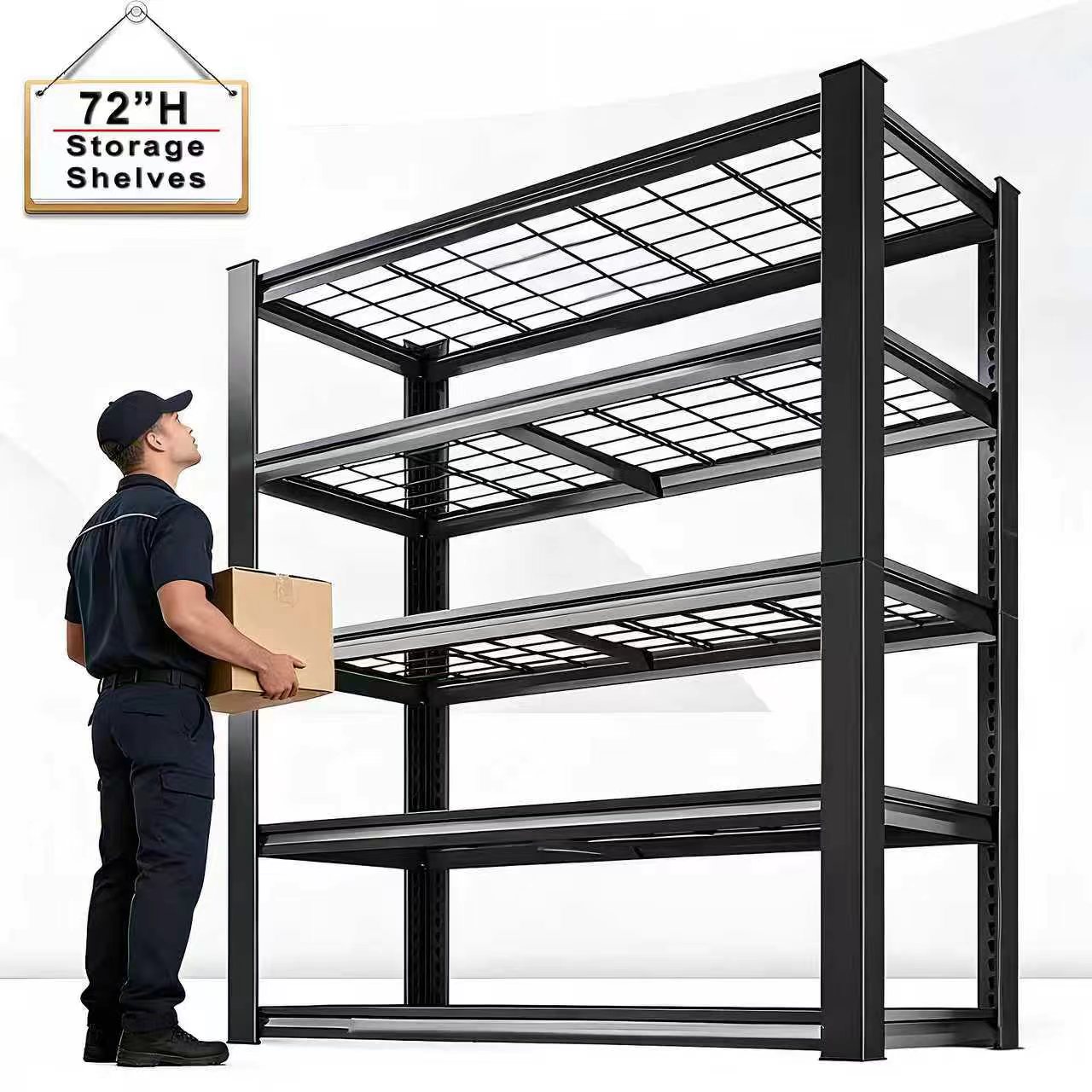 ノヴァルーム 72インチ調整可能メタル二層式コラムシェルフ、 - Commercial Kitchen Warehouse のレビューと価格