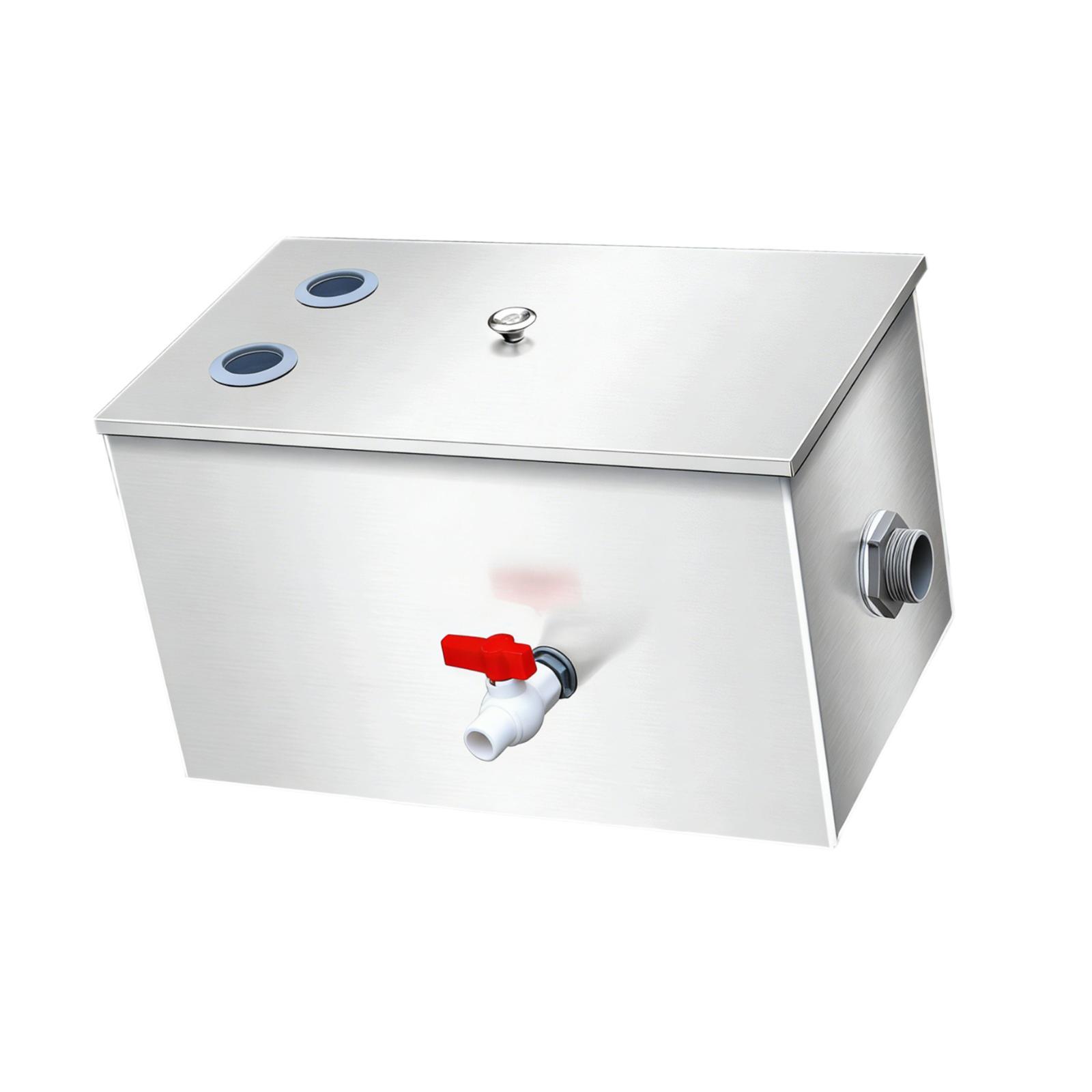 業務用ステンレス製グリーストラップ オイルウォーターセパレー - Commercial Kitchen Grease Interceptor のレビューと価格