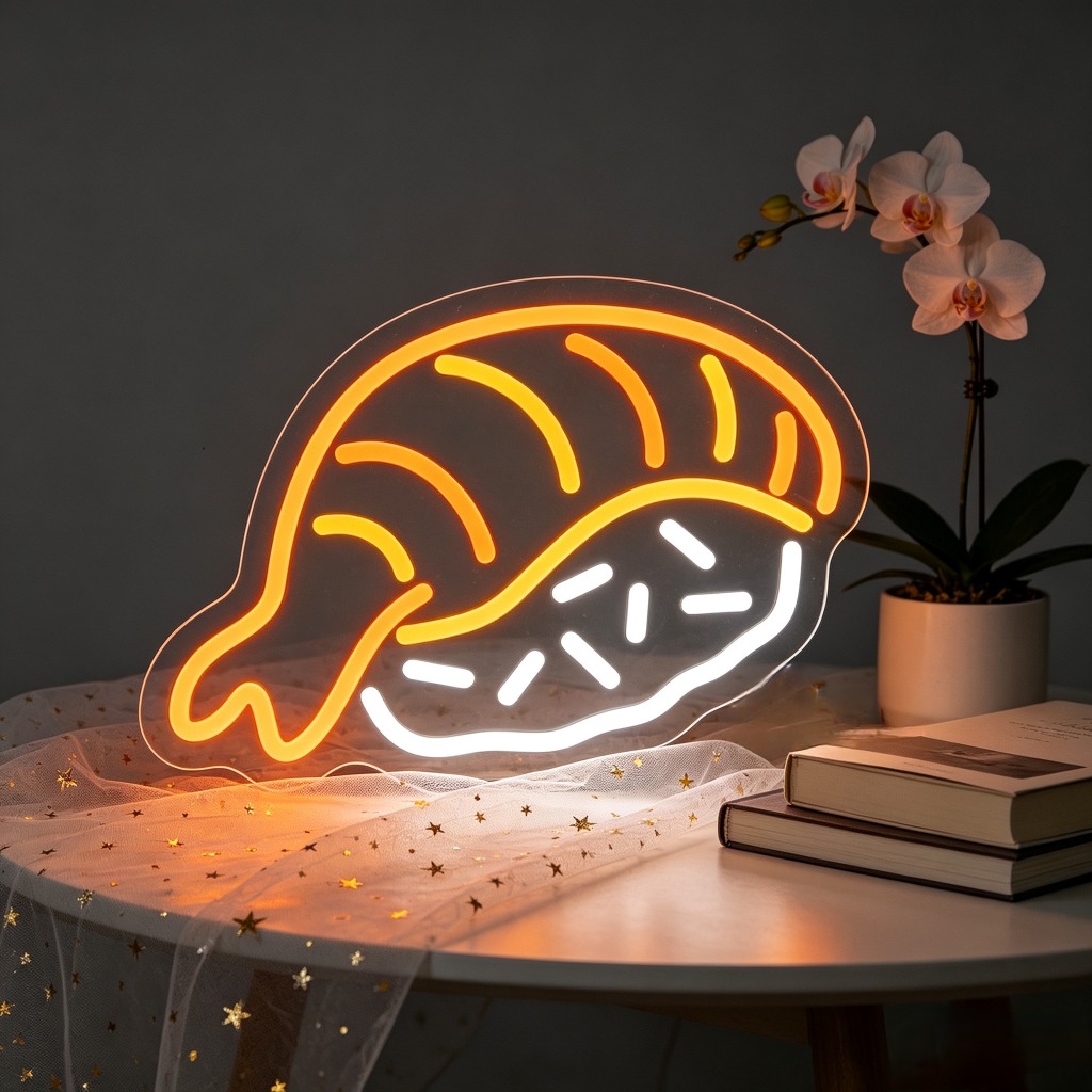 クリエイティブ寿司 LED ネオンライト USB 調光可能な - Commercial Kitchen Japanese のレビューと価格