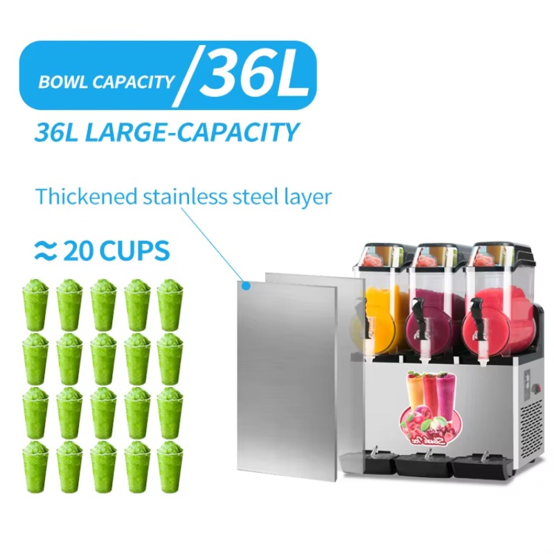 自動業務用スラッシーマシン、36L容量、マルガリータグラニー - Slushy Machine のレビューと価格