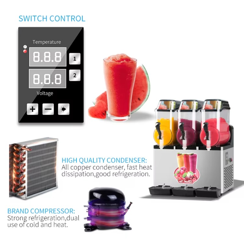 自動業務用スラッシーマシン、36L容量、マルガリータグラニー - Slushy Machine のレビューと価格