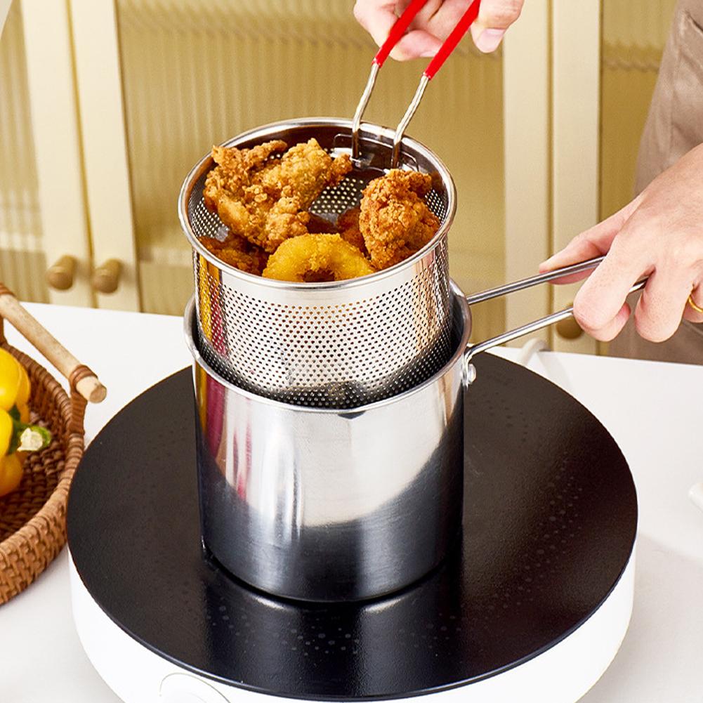 ステンレス製ディープフライヤーポット、ストレーナーバスケット - Commercial Kitchen Cooking のレビューと価格